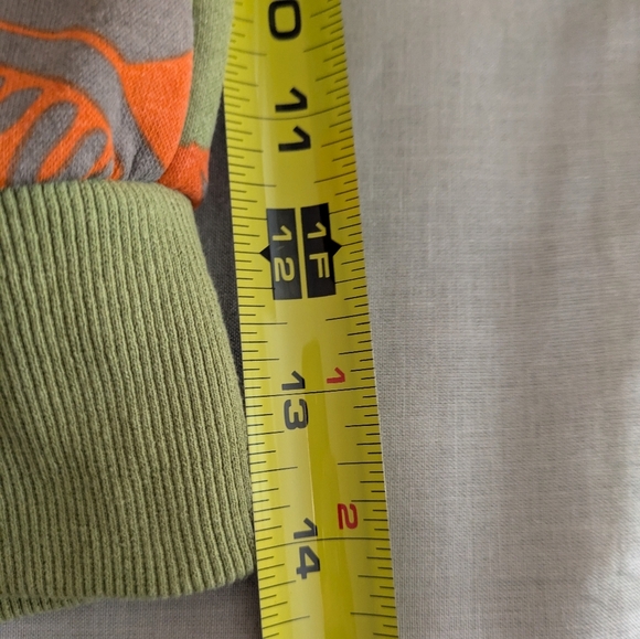 Von Dutch Orange and Green Camouflage Zip-Up XS - Picture 10 of 11